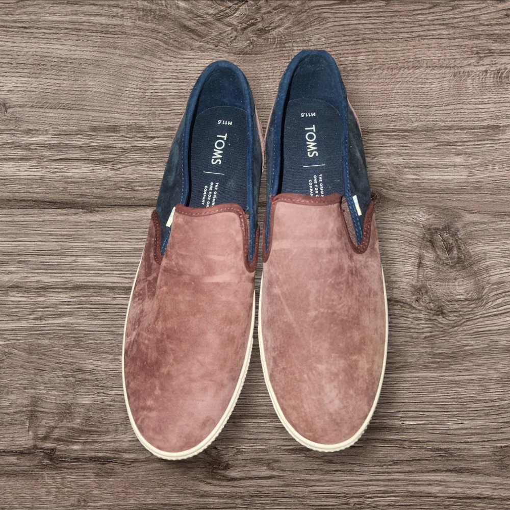 Toms Brown Slip-On Loafers